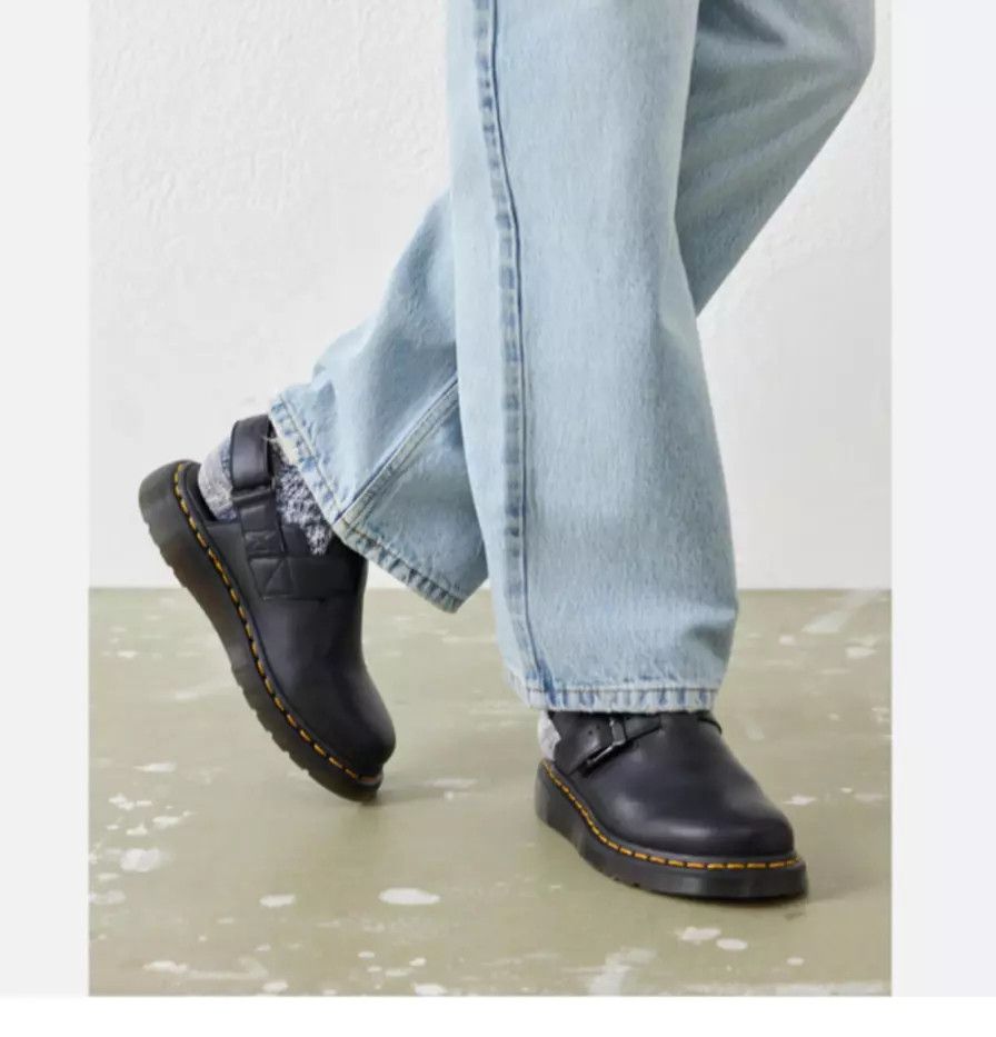Dr. Martens Dr. Martens JORGE II Black Brando SLINGBACK MULES Size US 12 / EU 45 - 5 Thumbnail