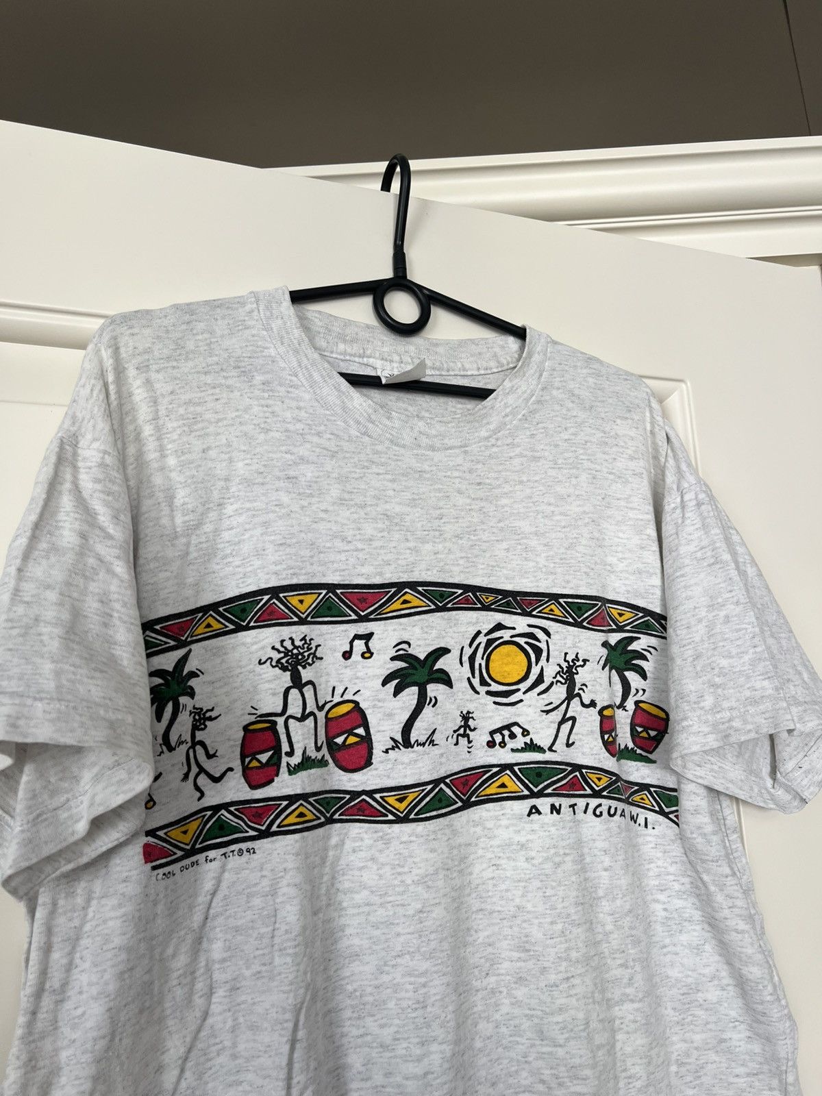 Antigua × Vintage 1992 Vintage Antigua T-Shirts Size US XL / EU 56 / 4 - 3 Thumbnail