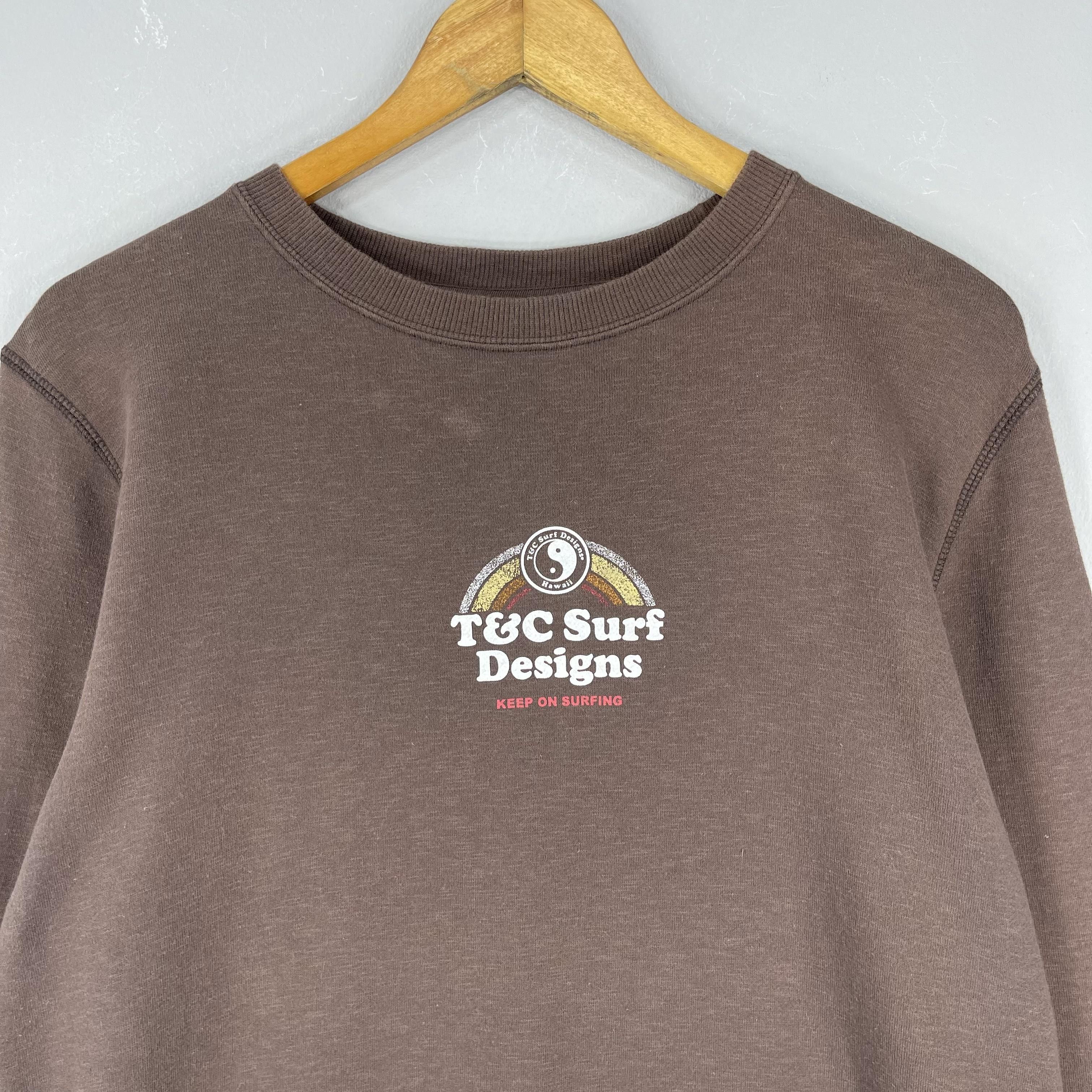 Vintage Vintage Town And Country Surf Back Hit Sweatshirt Size M / US 6-8 / IT 42-44 - 5 Thumbnail