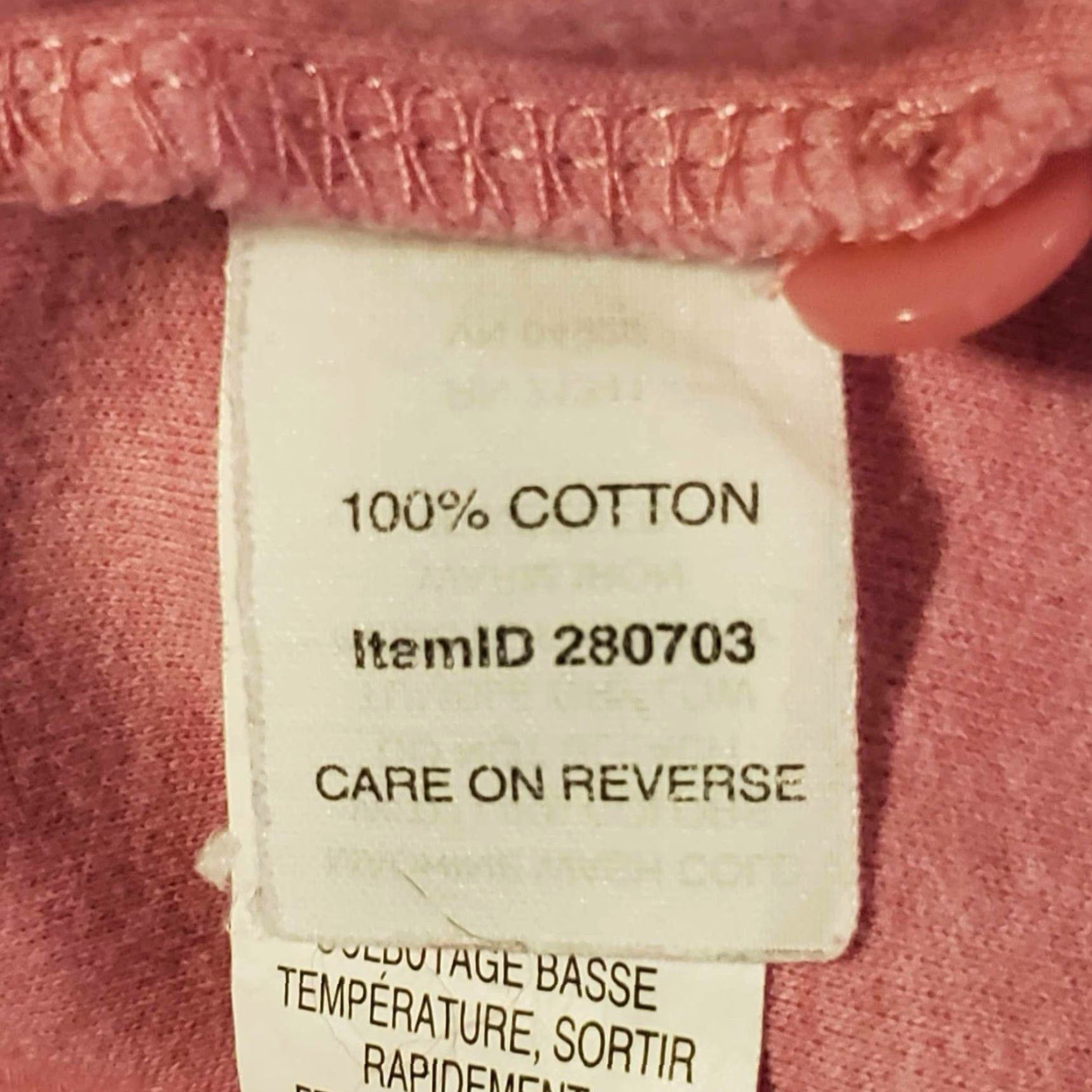 Vintage L.L. Bean Womens Shirt Medium Reg Pink Button Shoulder Long Sleeve Round Neck M Vintage No Size S / US 4 / IT 40 - 7 Thumbnail