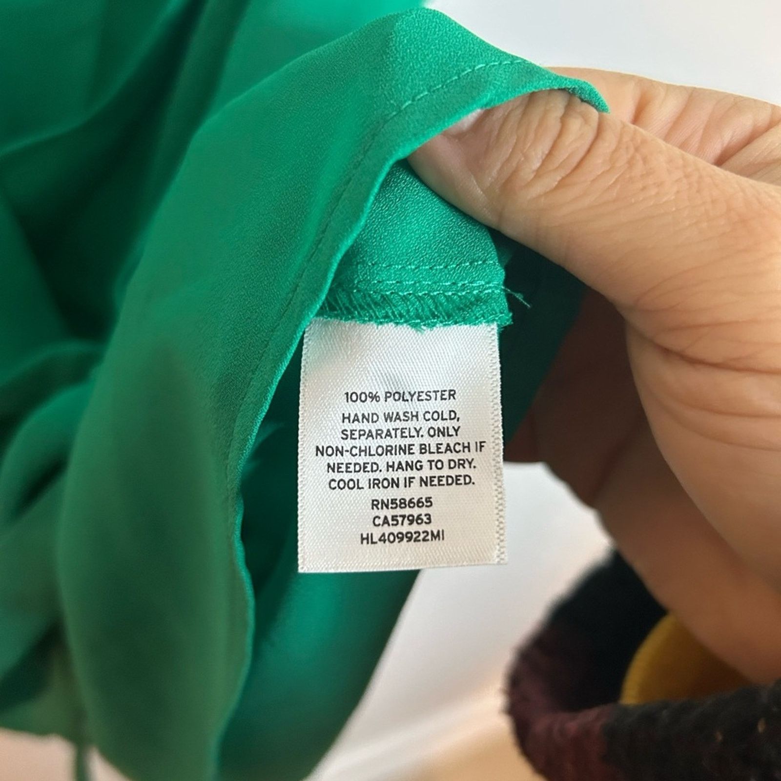 Other NWT Chelsea 28 Parakeet Green Scalloped Wrap Top Size S / US 4 / IT 40 - 4 Thumbnail