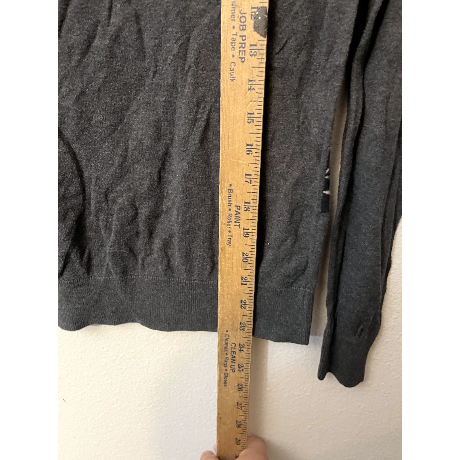 Banana Republic Banana Republic Crewneck Sweater Womens S Gray Cotton Graphic Animal Print Giraffe Knit Pullover Long Sleeve Size S / US 4 / IT 40 - 4 Thumbnail