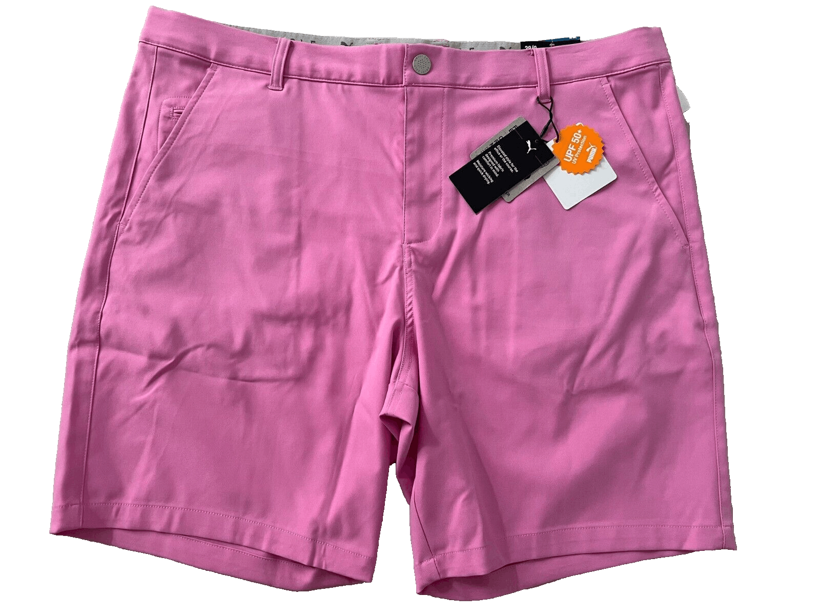 Puma Puma 537788 Golf Dealer 8" Shorts Pink Mist ( 38 ) Size US 38 / EU 54 - 4 Thumbnail