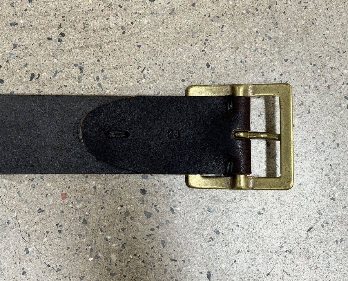Visvim Visvim 22aw Plain Belt Dmgd 40MM，W34 Size 34 - 7 Thumbnail