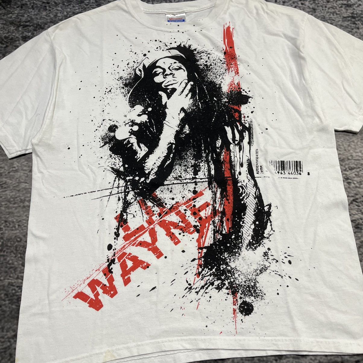 Vintage Vintage 2000s Lil Wayne Young Money Hip-Hop T Shirt Large Size US L / EU 52-54 / 3 - 4 Thumbnail