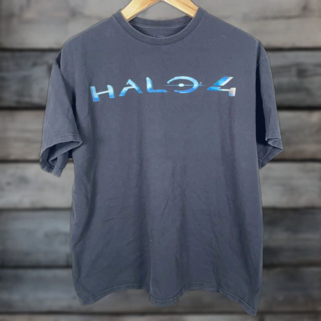 Halo Halo 4 Promo T-Shirt Adult 2XL Black Halo T-Shirt Men 2XL Black Graphic Print Retro Gaming 2012 Vintage: No Size US XXL / EU 58 / 5 - 1 Thumbnail