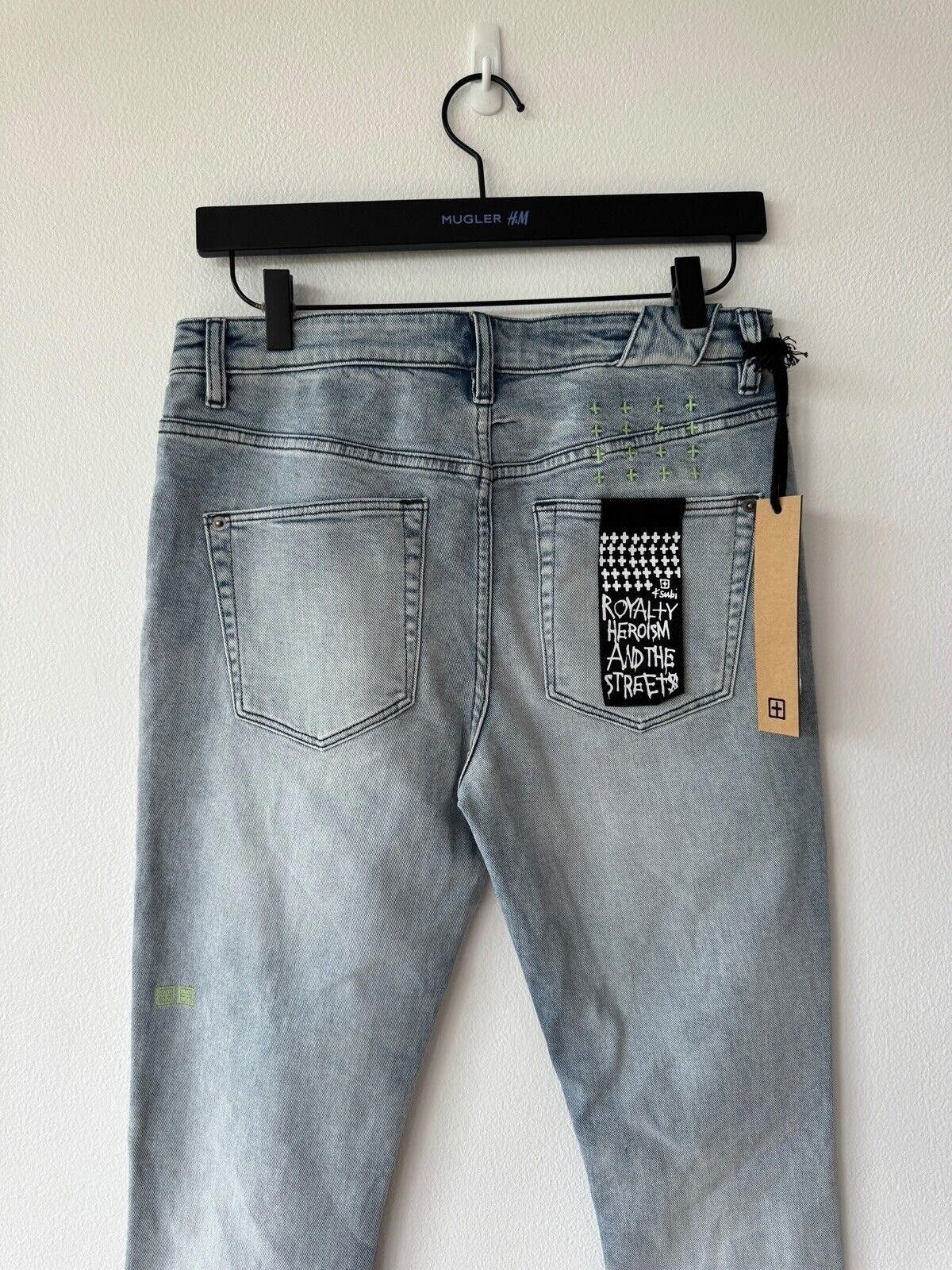 Ksubi Ksubi mens denim jean jeans chitch 32 blue philly pill Size US 32 / EU 48 - 6 Thumbnail