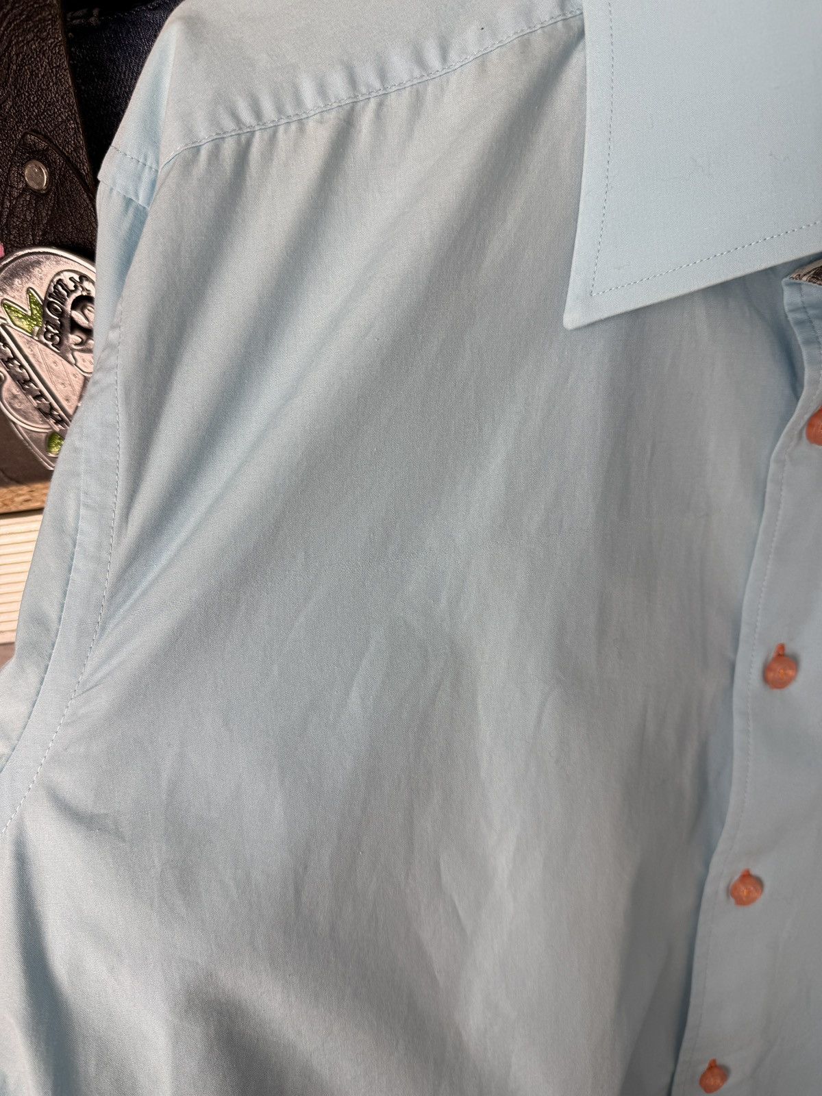 Dolce & Gabbana Dolce & Gabbana Painted Flower Button Up Shirt Tee Size US XL / EU 56 / 4 - 12 Thumbnail