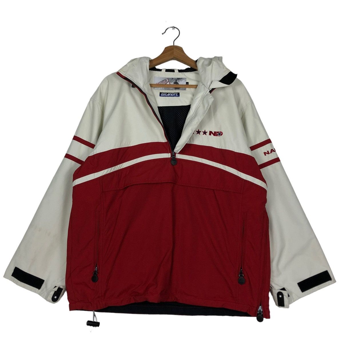 Vintage 🔥VINTAGE SKI JACKET MULTI POCKET BIKER NAKED JAPAN Size US L / EU 52-54 / 3 - 13 Thumbnail