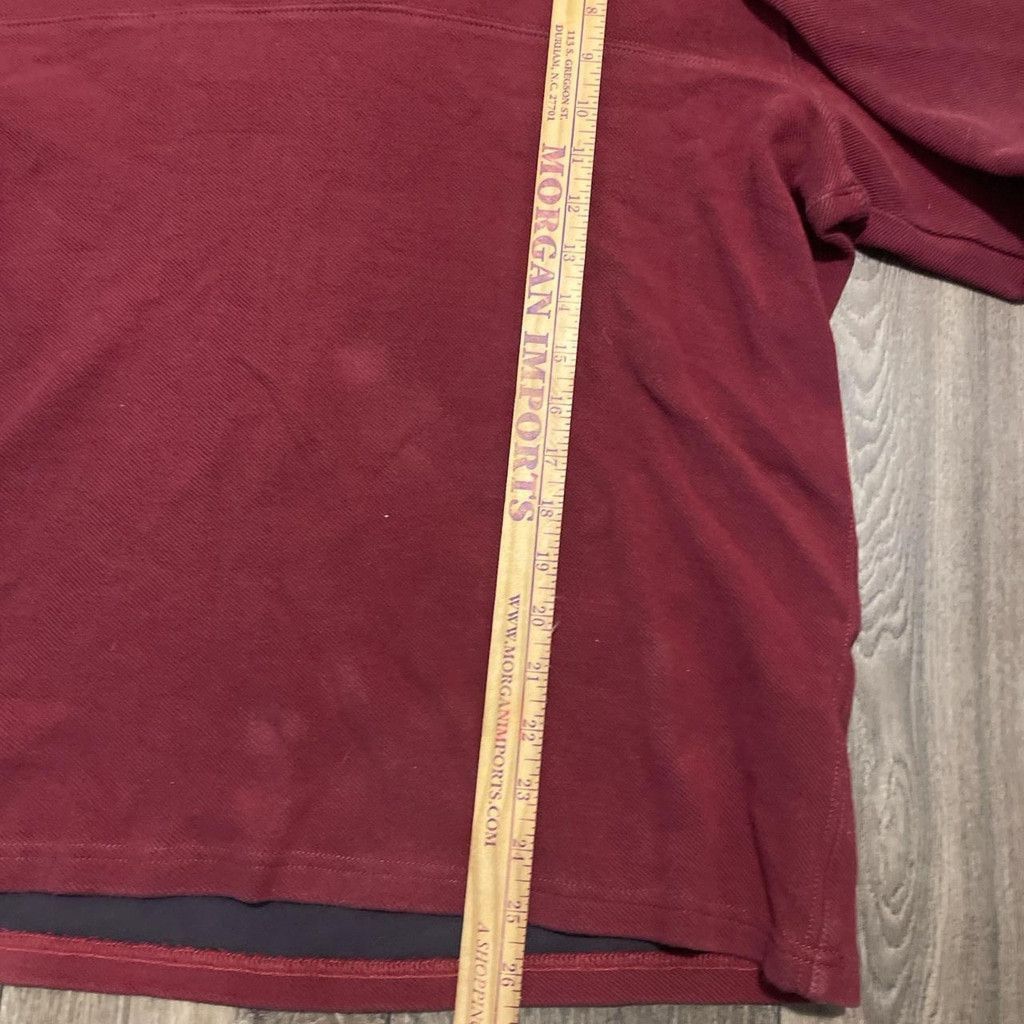 Timberland Timberland Sweater Mens Large Maroon 1/4 Zip Size L Size US L / EU 52-54 / 3 - 4 Thumbnail