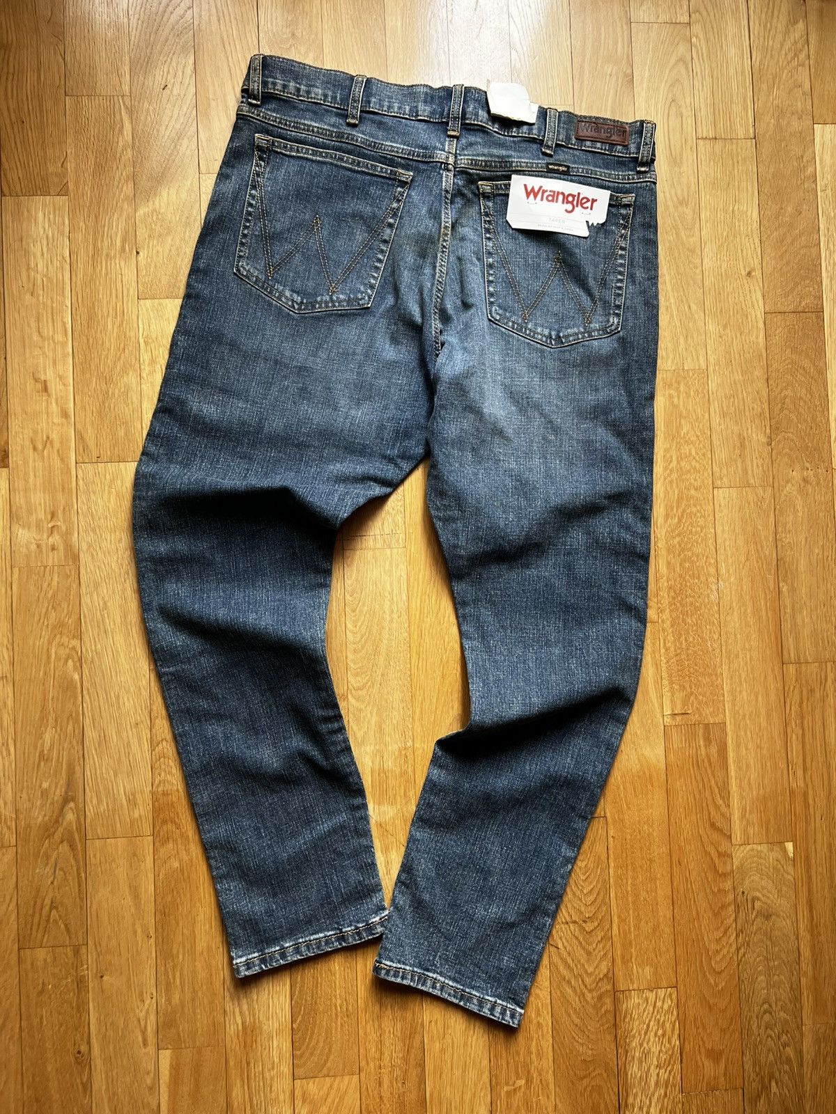 Japanese Brand × Vintage × Wrangler Wrangler regular taper jeans Size US 36 / EU 52 - 3 Thumbnail