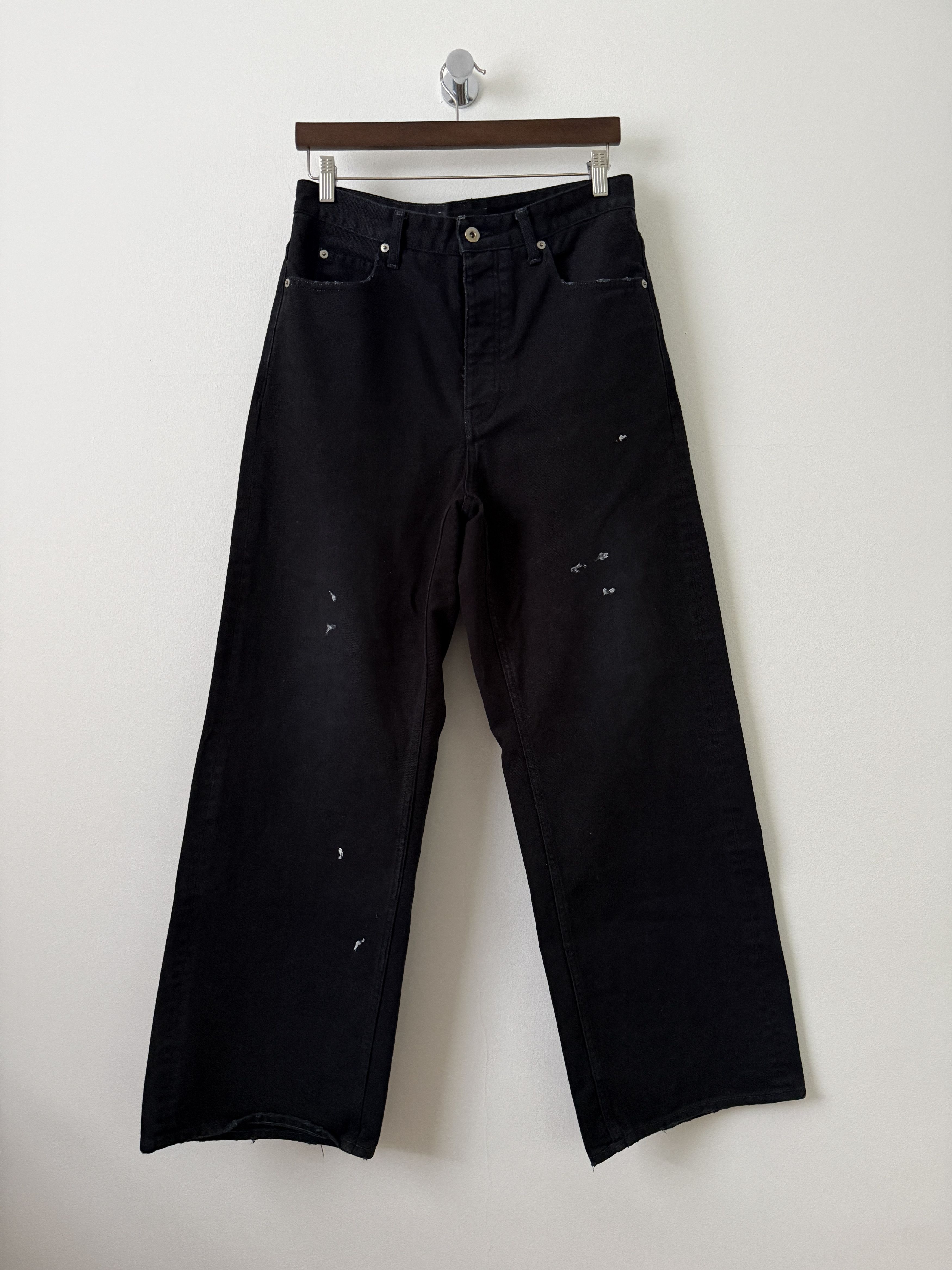 Vuja De VUJADE STEVE DISTRESSED SELVEDGE JEANS IN DENIM | Grailed