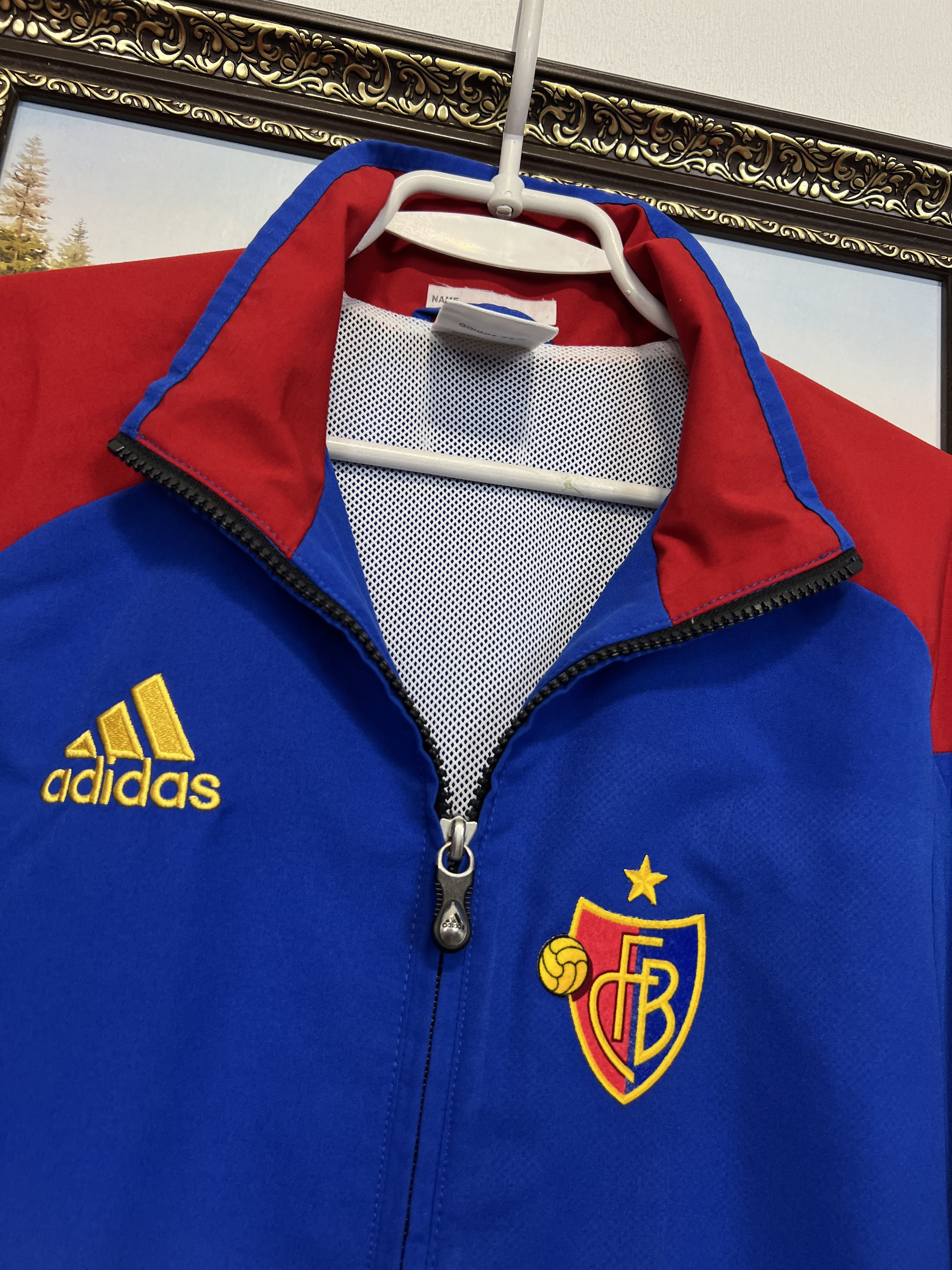Adidas Vintage Basel Football Track Suit Soccer Jacket Pants Set Size US S / EU 44-46 / 1 - 4 Thumbnail