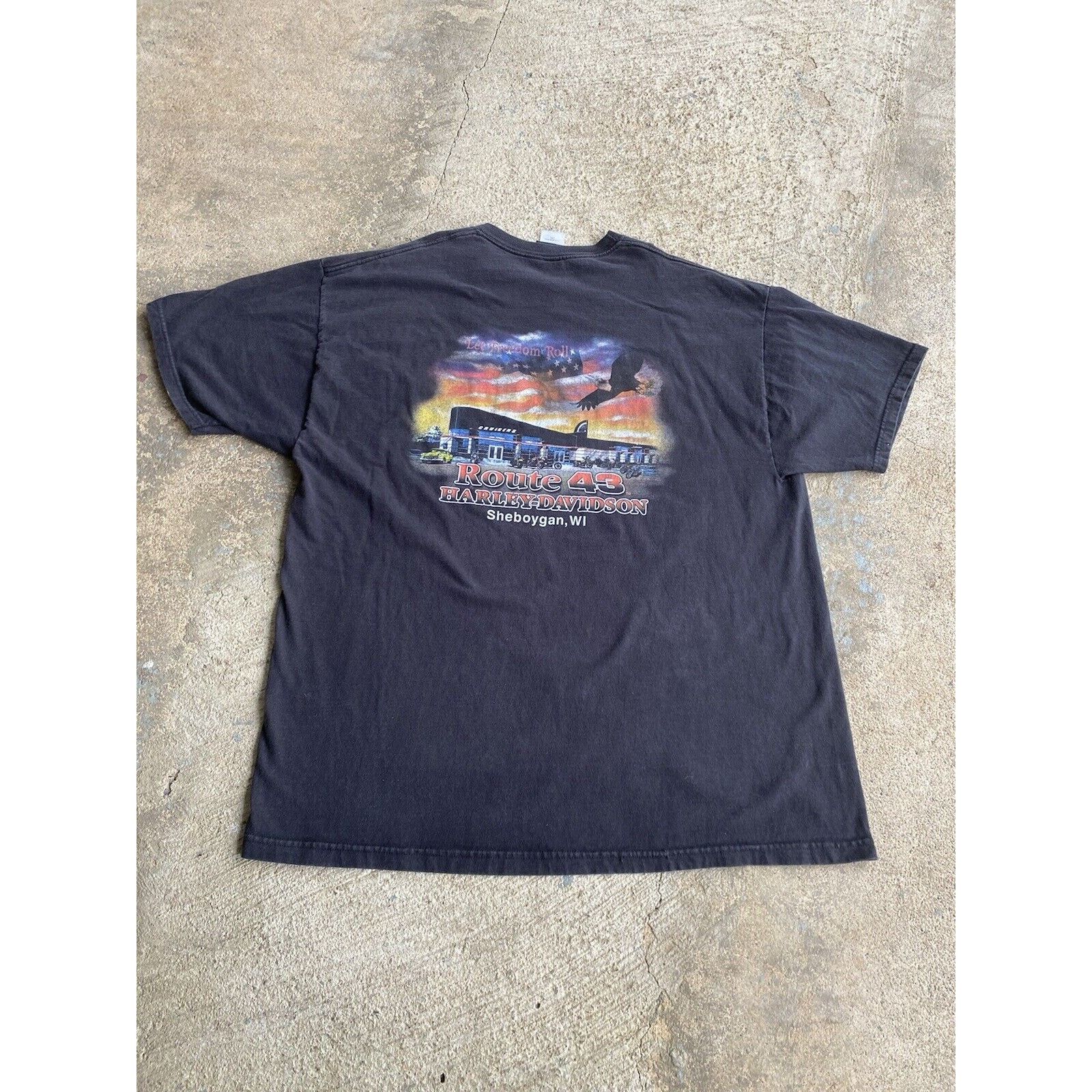 Harley Davidson Vintage Y2K Harley Davidson Clown Double Sided Shirt Size US XXL / EU 58 / 5 - 8 Thumbnail