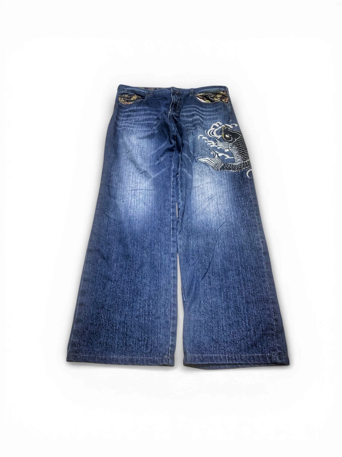 Japanese Brand Dominates Japanese Koi Jeans Size US 38 / EU 54 - 1 Thumbnail