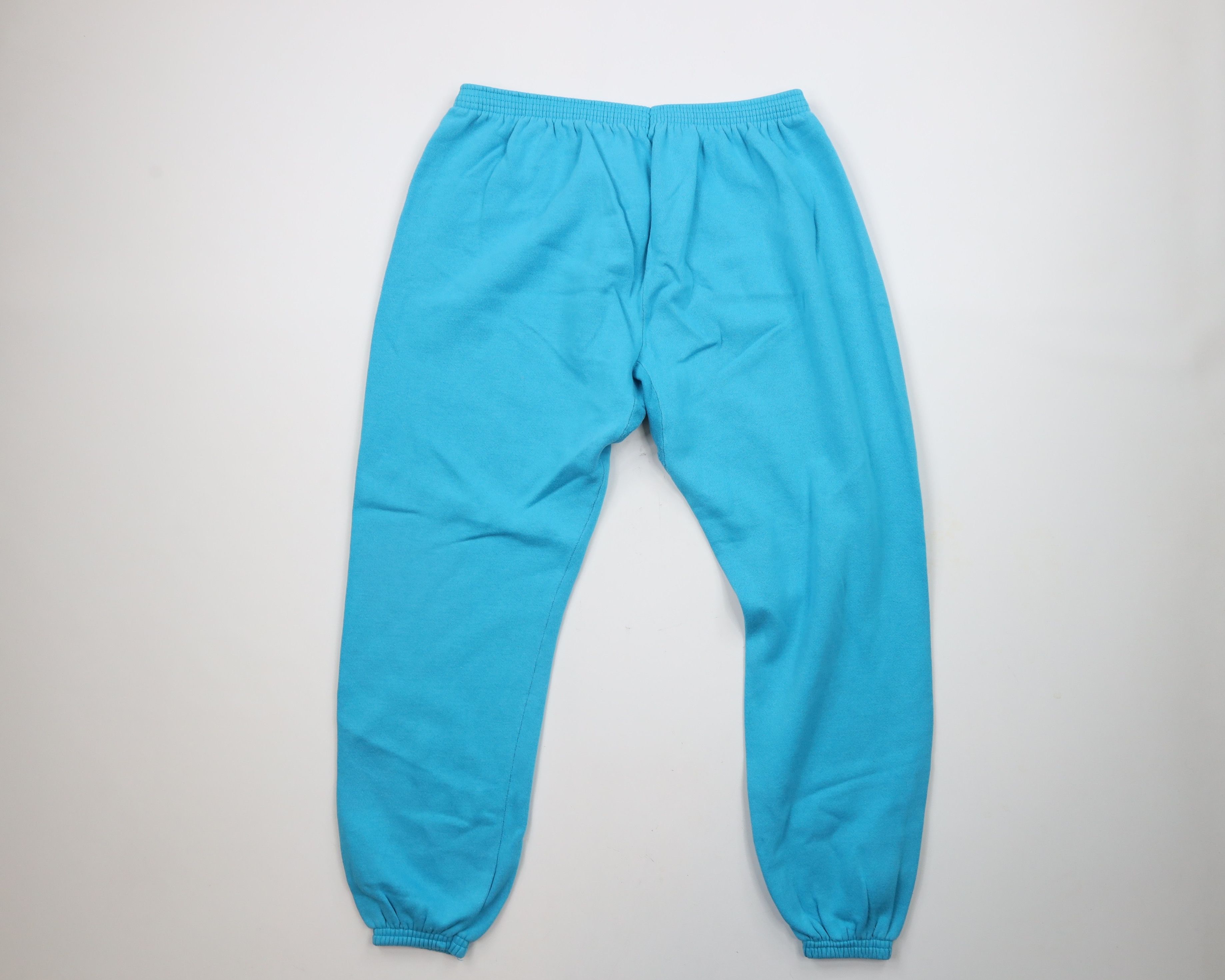 Vintage Vintage 70s 80s Streetwear Sweatpants Joggers Blue USA Size US 36 / EU 52 - 8 Thumbnail