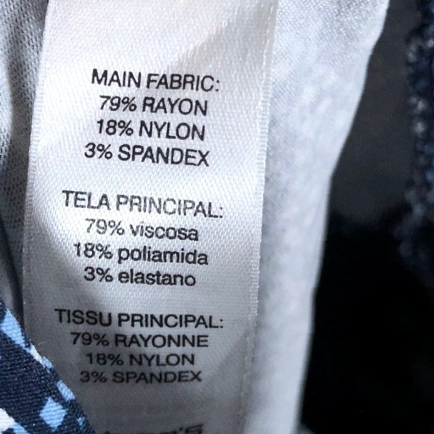 Vintage Chico's Womens Pants Blue White Fabulously Slimming Pull On Ankle Stretch 1 Chicos Womens Pants Blue White Fabulously Slimming Pull On Ankle Stretch 1 Size 24" / US 00 / IT 34 - 5 Thumbnail