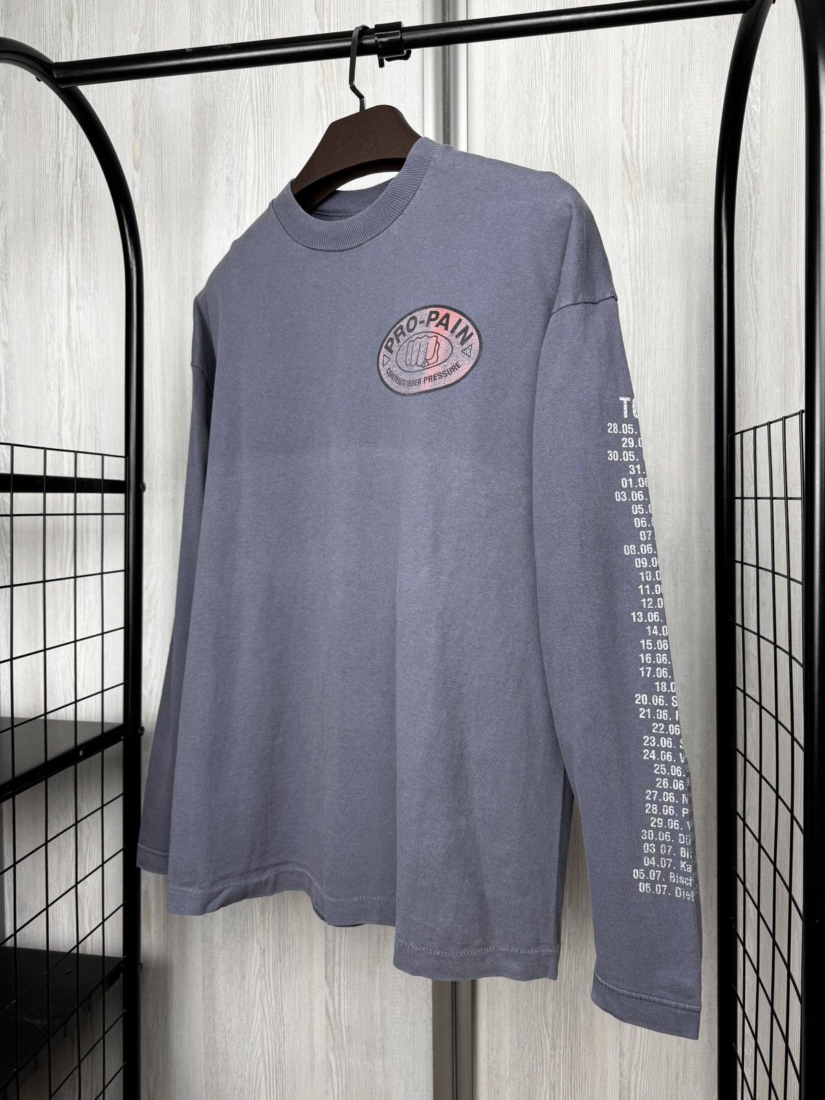 Fruit Of The Loom Vintage Pro Pain Contents Under Pressure Tour 1996 90s Tee Size US XL / EU 56 / 4 - 5 Thumbnail