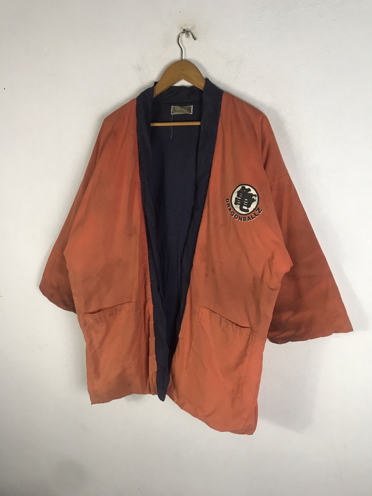 Anime Vintage 90s Dragon Ball Z "Kame" Kanji Hanten Jacket Anime Size US L / EU 52-54 / 3 - 4 Thumbnail