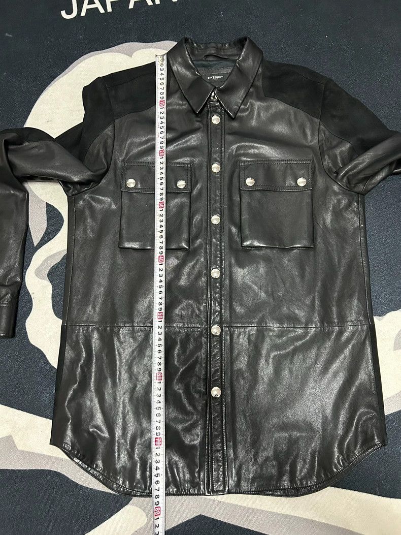 Givenchy Givenchy Leather shirt jacket outerwear, runway style with Size US L / EU 52-54 / 3 - 8 Thumbnail