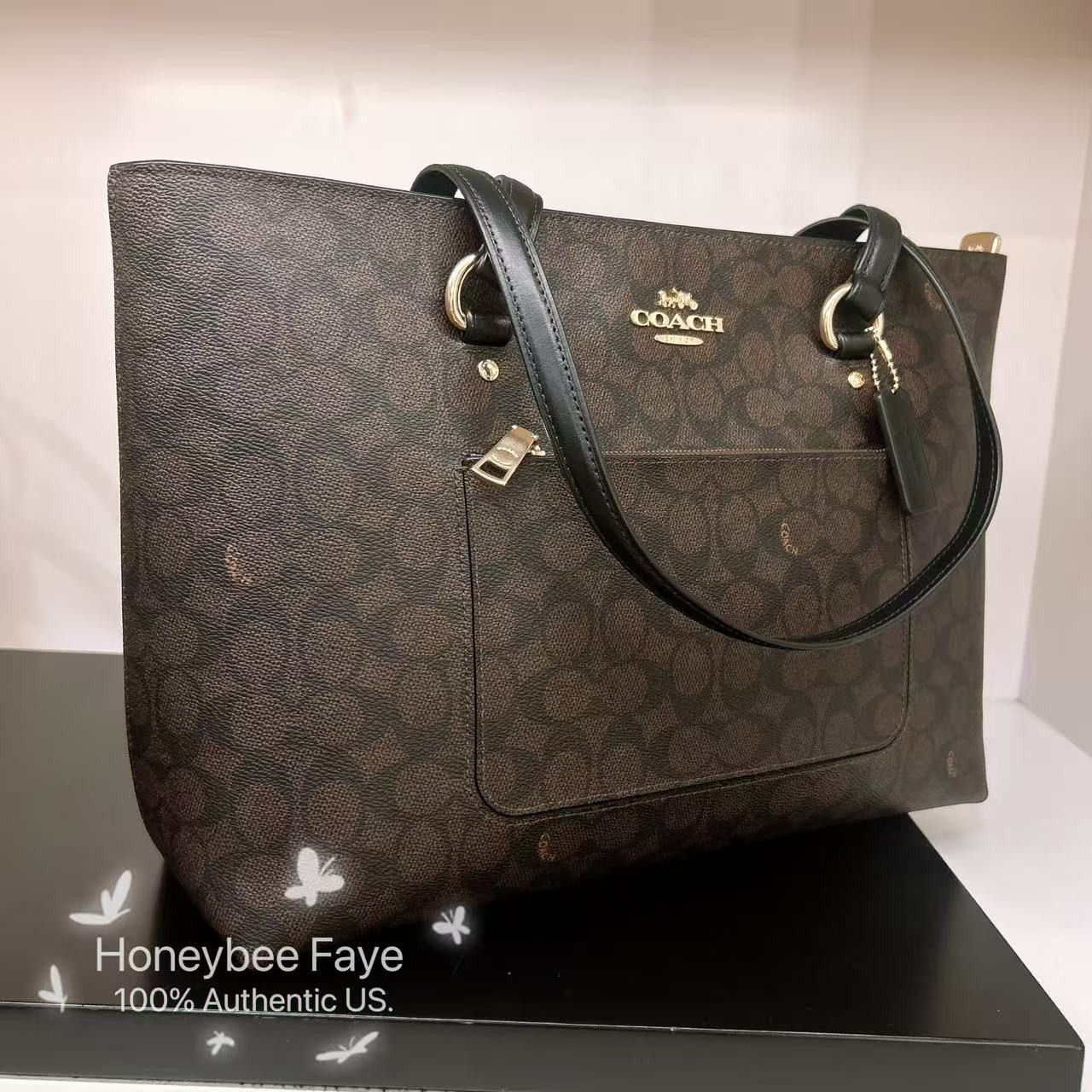 Coach Station Tote Bag In Signature Canvas CCD69 Size ONE SIZE - 3 Thumbnail
