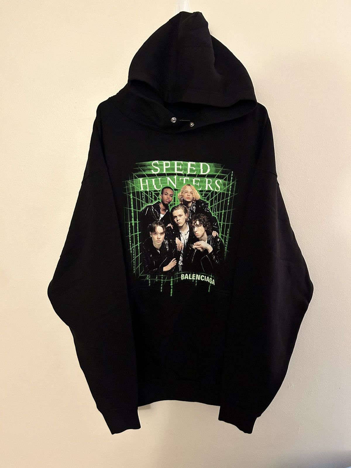 Balenciaga BRAND NEW BALENCIAGA SPEED HUNTERS THICK SNAP HOODIE 