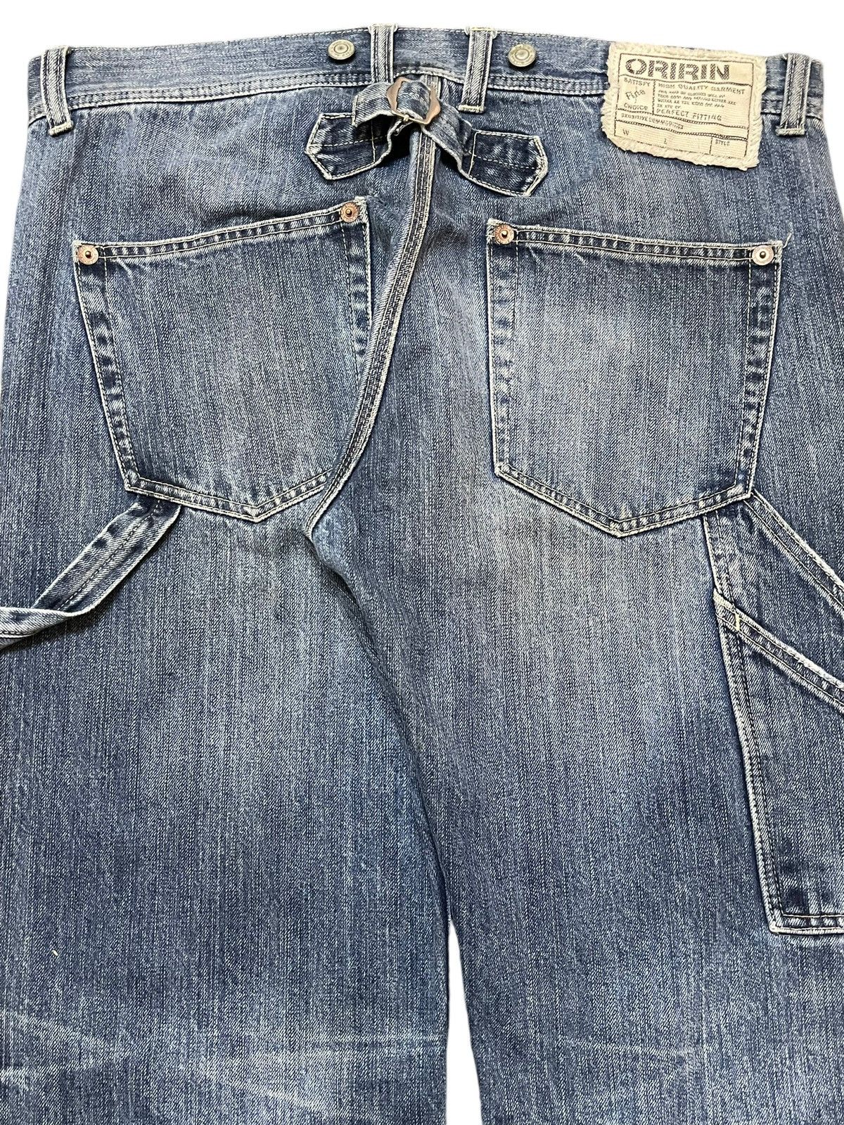 Evisu Vintage Japanese Brand Faded Wash Carpenter Baggy Jeans Size US 36 / EU 52 - 6 Thumbnail