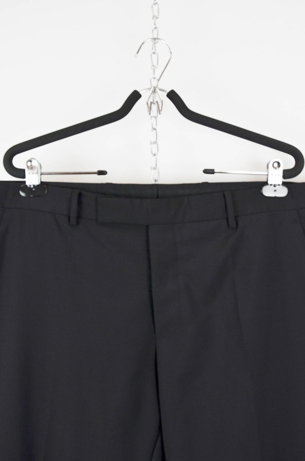Prada Prada Milano Classic Black Wool Trousers - 54R Size 54R - 7 Thumbnail