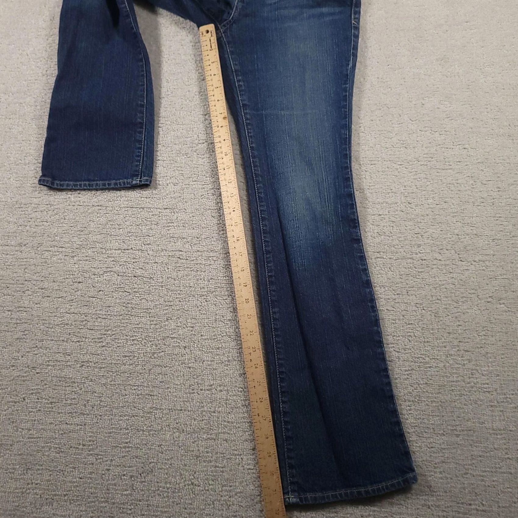 Eddie Bauer Eddie Bauer Jeans Womens 2R Blue Natural Barely Boot Stretch Denim Mid Rise Casual Pants Jeans Size 26" / US 2 / IT 38 - 4 Thumbnail