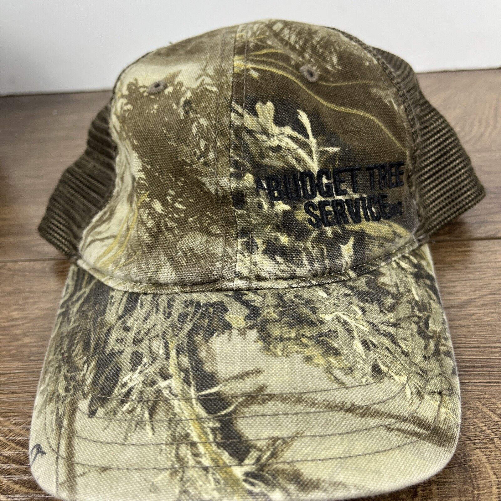 Other Budget Tree Service Hat Camo Green Hat Adjustable Green Adul Size ONE SIZE - 6 Thumbnail