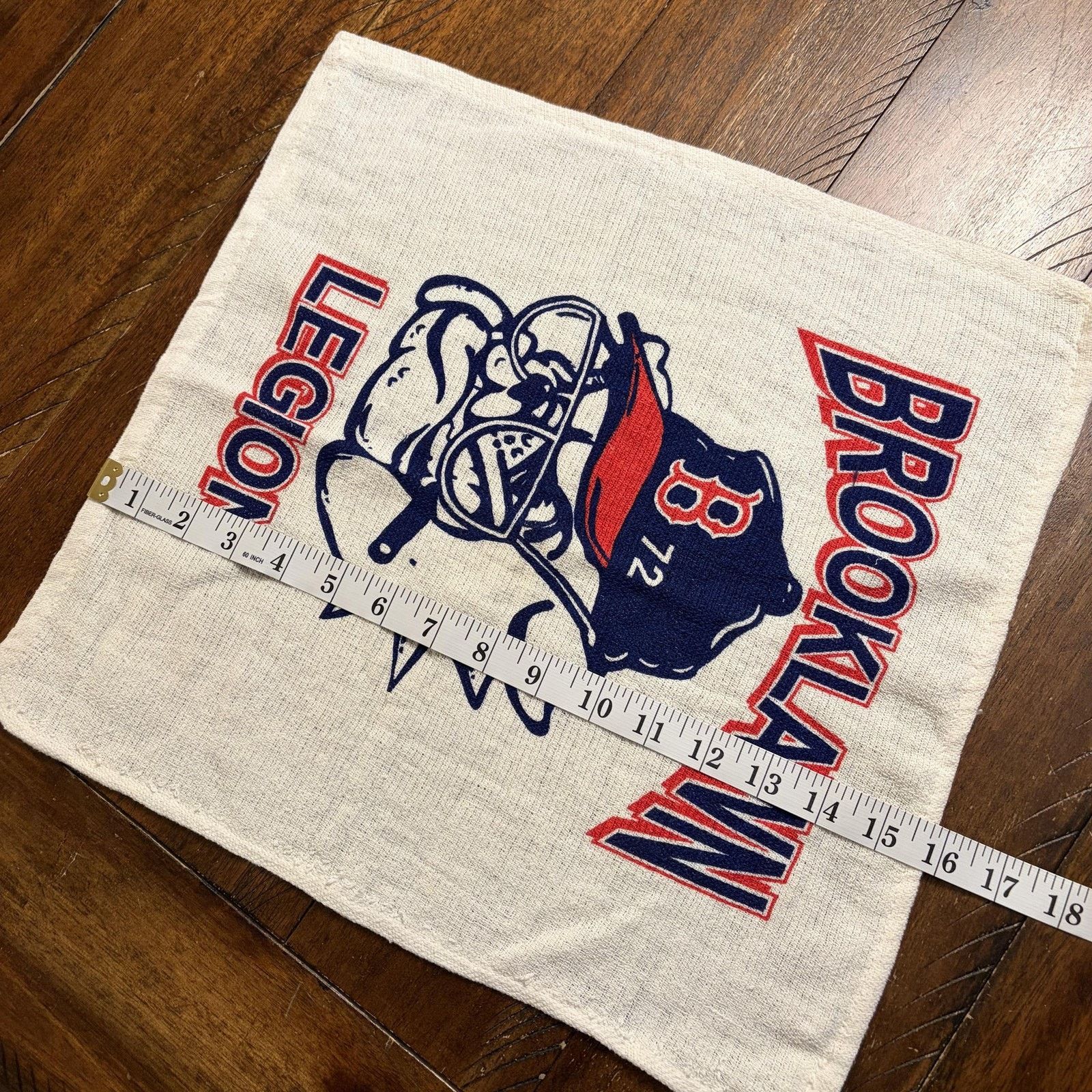 Vintage Vintage Brooklawn Legion Rally Towel Baseball Bulldog Mascot Size ONE SIZE - 7 Thumbnail