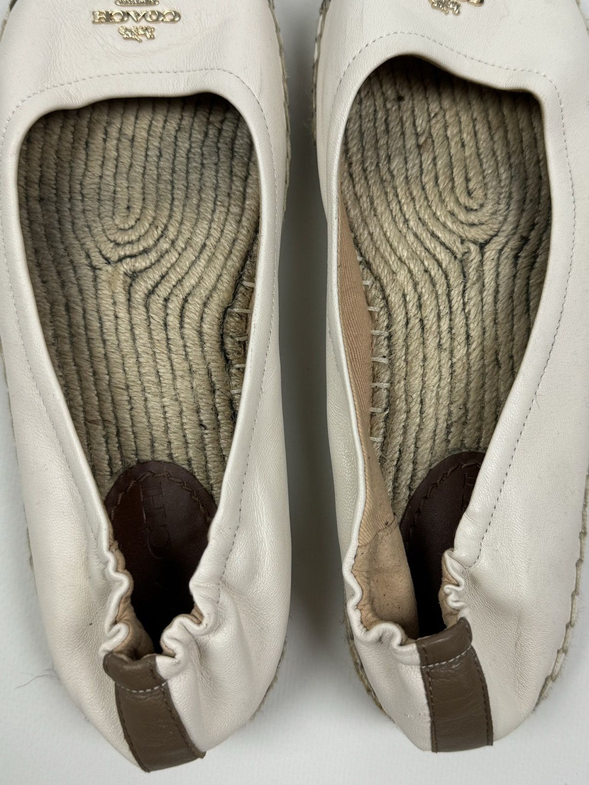 Coach Coach Leather Espadrilles Shoes Size 7.5 Size US 7.5 / IT 37.5 - 6 Thumbnail