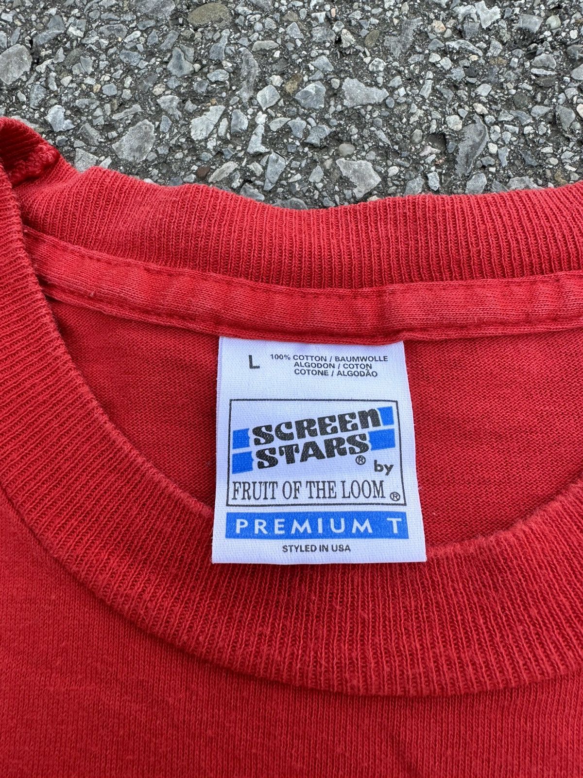 Vintage Wall of Sound Vintage 90s single stitch rap skate boxy tees Size US L / EU 52-54 / 3 - 6 Thumbnail