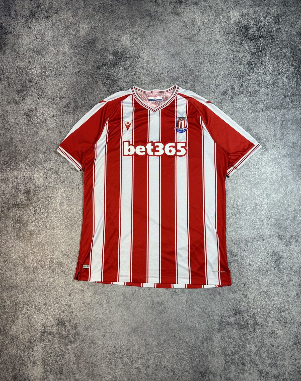 Macron Macron Stoke City soccer jersey rare Streetwear USA 4XL Size US XXL / EU 58 / 5 - 1 Thumbnail
