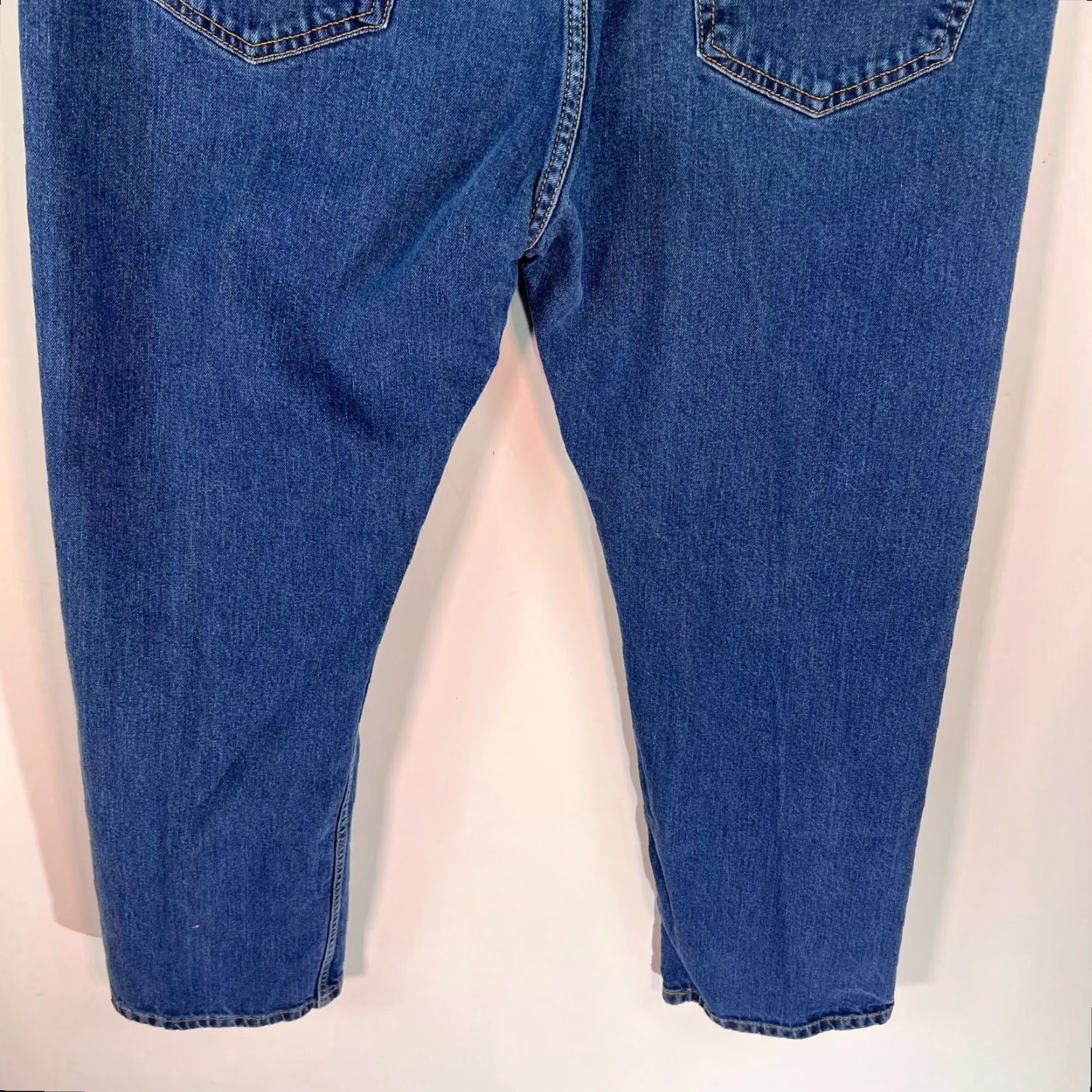 Levi's Levis 505 Jeans Mens Size 40 Blue Straight Regular Fit Workwear 40 X 30 Size US 40 / EU 56 - 6 Thumbnail