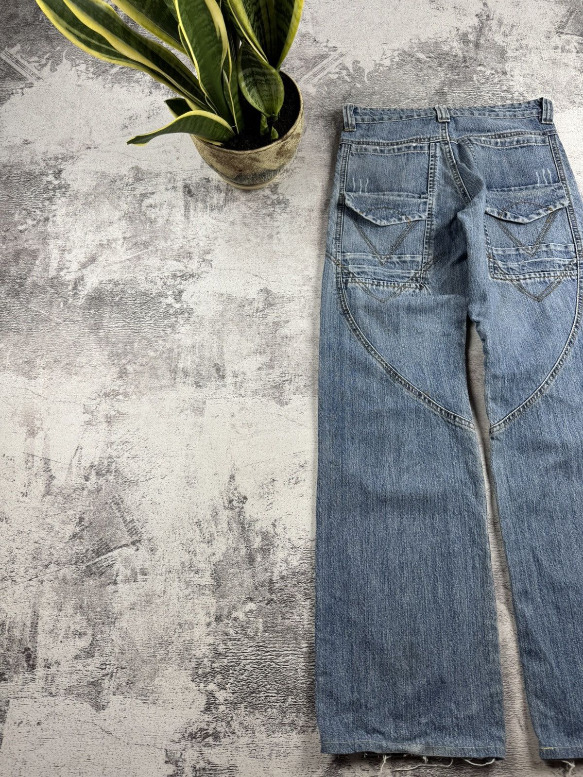 Diesel Diesel Vintage Hip Hop Rap Pocket Washed American USA 90s Jeans Pants Trousers Size US 29 - 3 Thumbnail