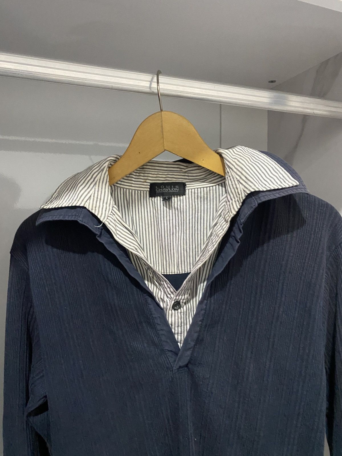 If Six Was Nine × Japanese Brand × Le Grande Bleu (L.G.B.) 💸BINDINGOFFER💸Louis Chavlon Japanese Double Collar Lgb Ifsix Size US M / EU 48-50 / 2 - 3 Thumbnail