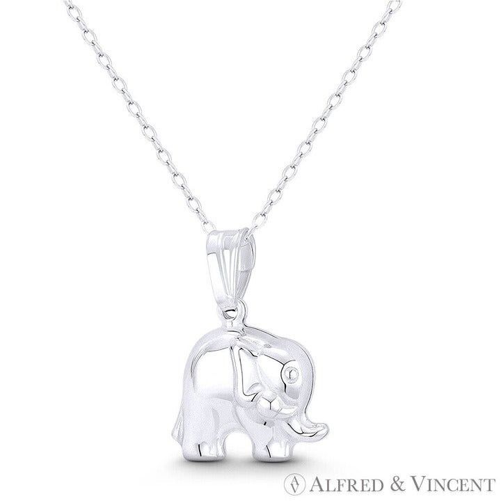 Other Elephant Charm 21x16mm Hollow-Cast 3D Pendant Size ONE SIZE - 1 Preview