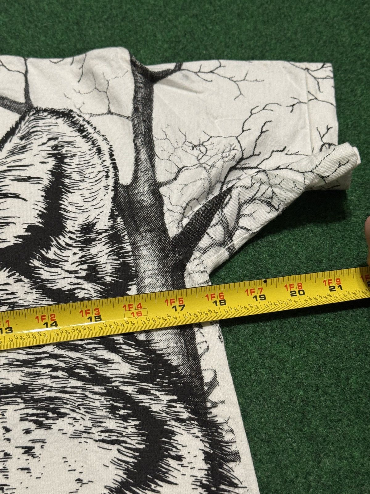 Vintage Vintage Wolf Dog Animal 90s Nature Aop XS/S 18x24 T Shirt Size US S / EU 44-46 / 1 - 4 Thumbnail
