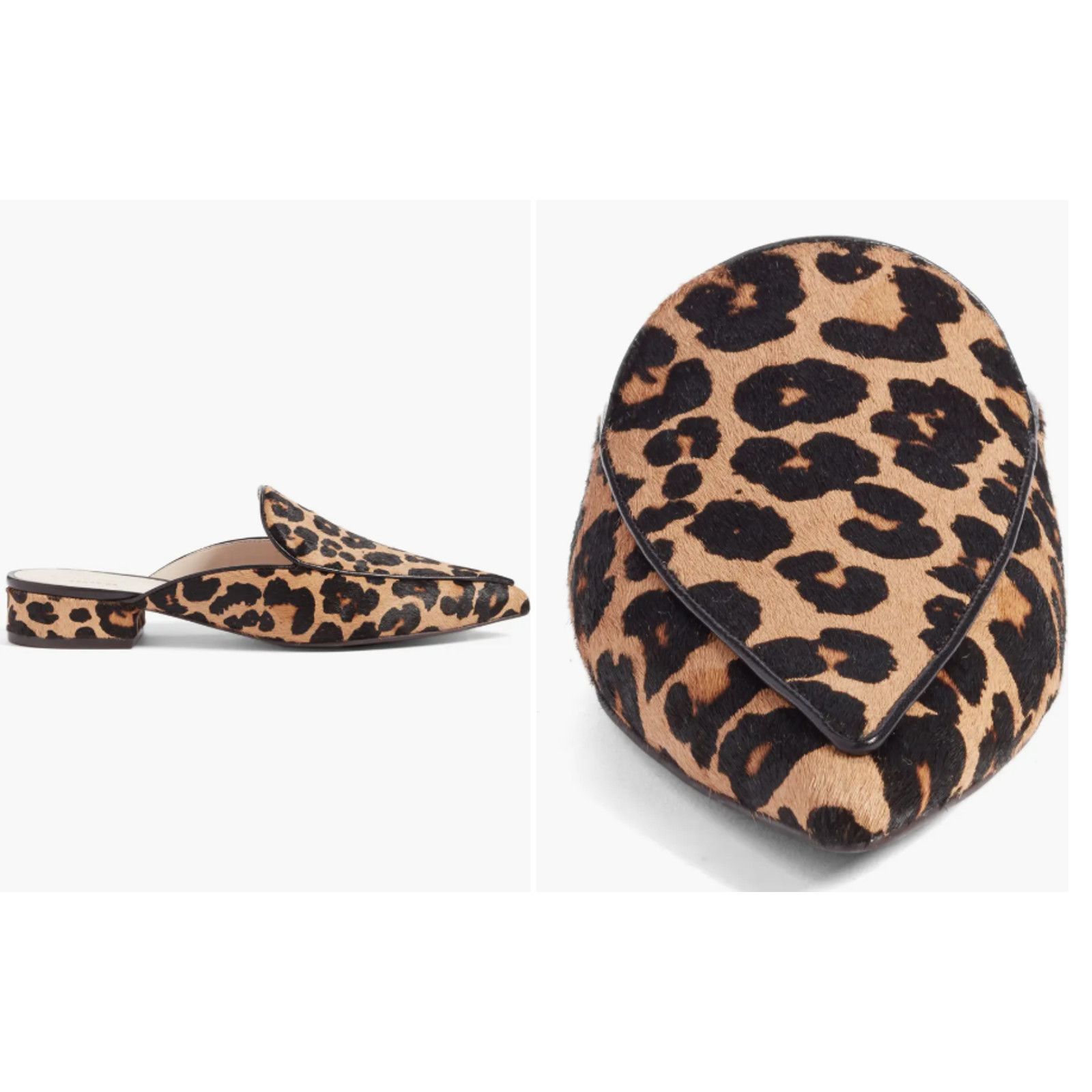 Cole Haan COLE HAAN PIPER LEOPARD OCELOT PRINT CALF HAIR LOAFER MULE 6 Size US 6 / IT 36 - 2 Thumbnail