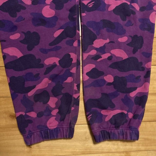 Bape BAPE Purple Camo sweat pants a bathing ape ★size L Size US 34 / EU 50 - 7 Thumbnail