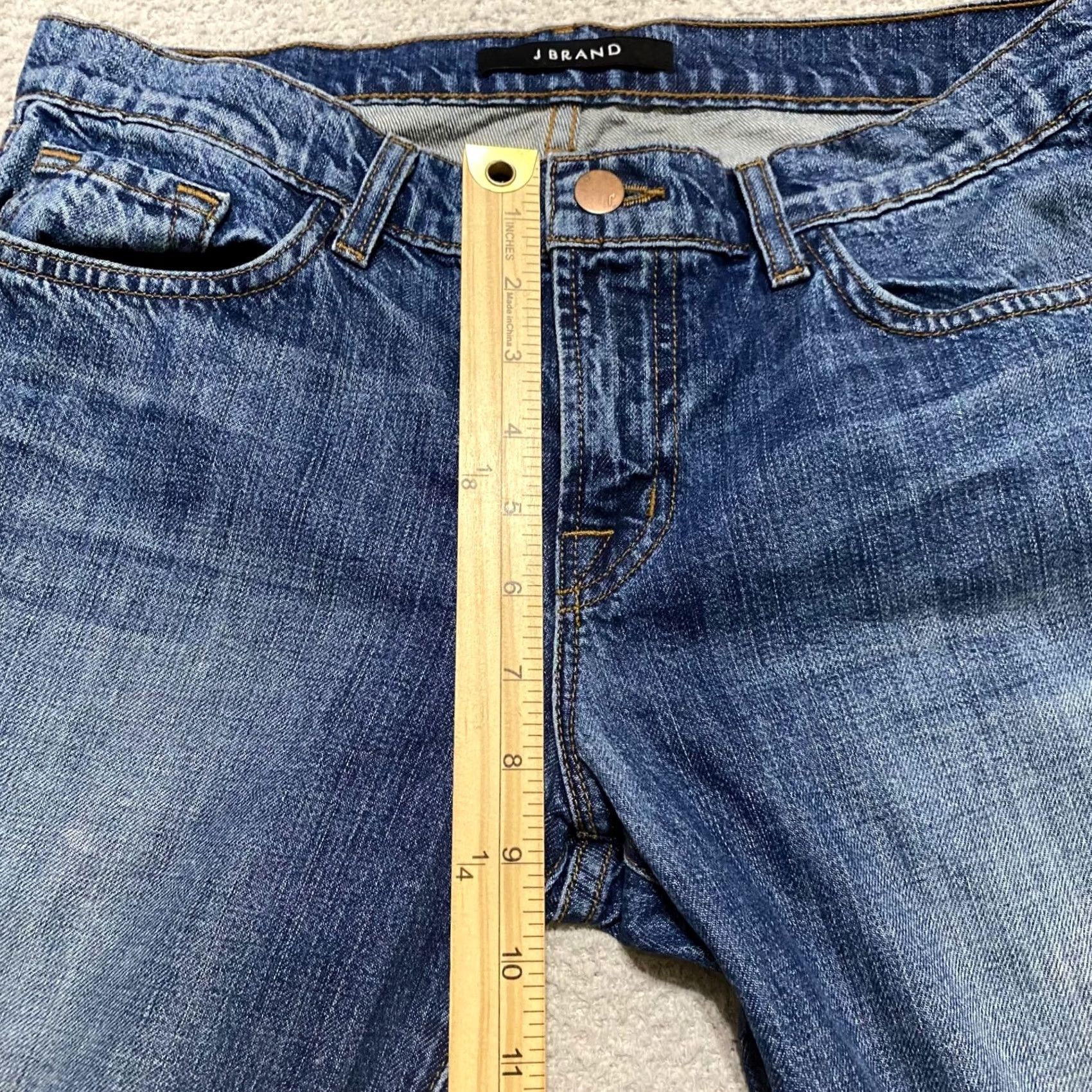 J Brand J Brand Jeans Womens 26 Blue Denim Jake Slim Boyfriend Distressed Medium Wash Size 26" / US 2 / IT 38 - 7 Thumbnail