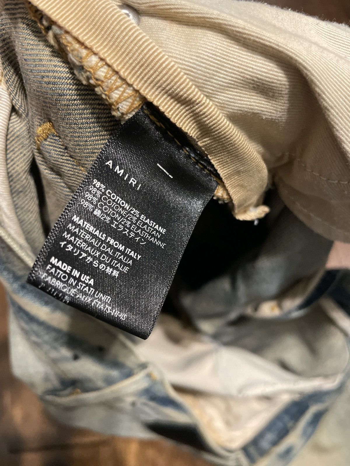 Amiri Original Amiri Mx1 Blue Bandana Size US 30 / EU 46 - 6 Thumbnail