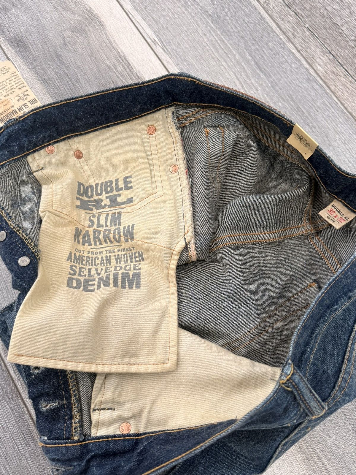 RRL Ralph Lauren Double RL RRL Distressed Selvedge Denim Size US 32 / EU 48 - 3 Thumbnail