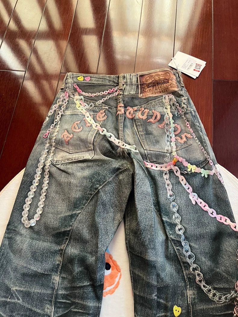 Acne Studios acne studios Make old washed candy chain jeans 2503-Nextarr Size US 28 / EU 44 - 5 Thumbnail