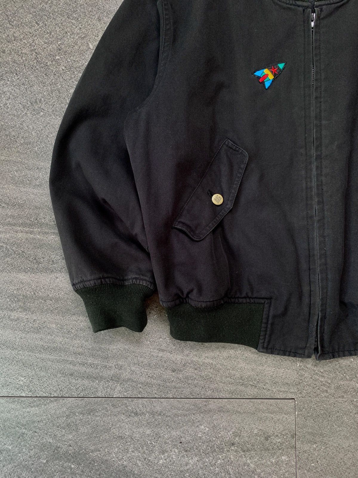 Issey Miyake FREE TAX ! 80s IS Logo Bomber Jacket Size US M / EU 48-50 / 2 - 5 Thumbnail