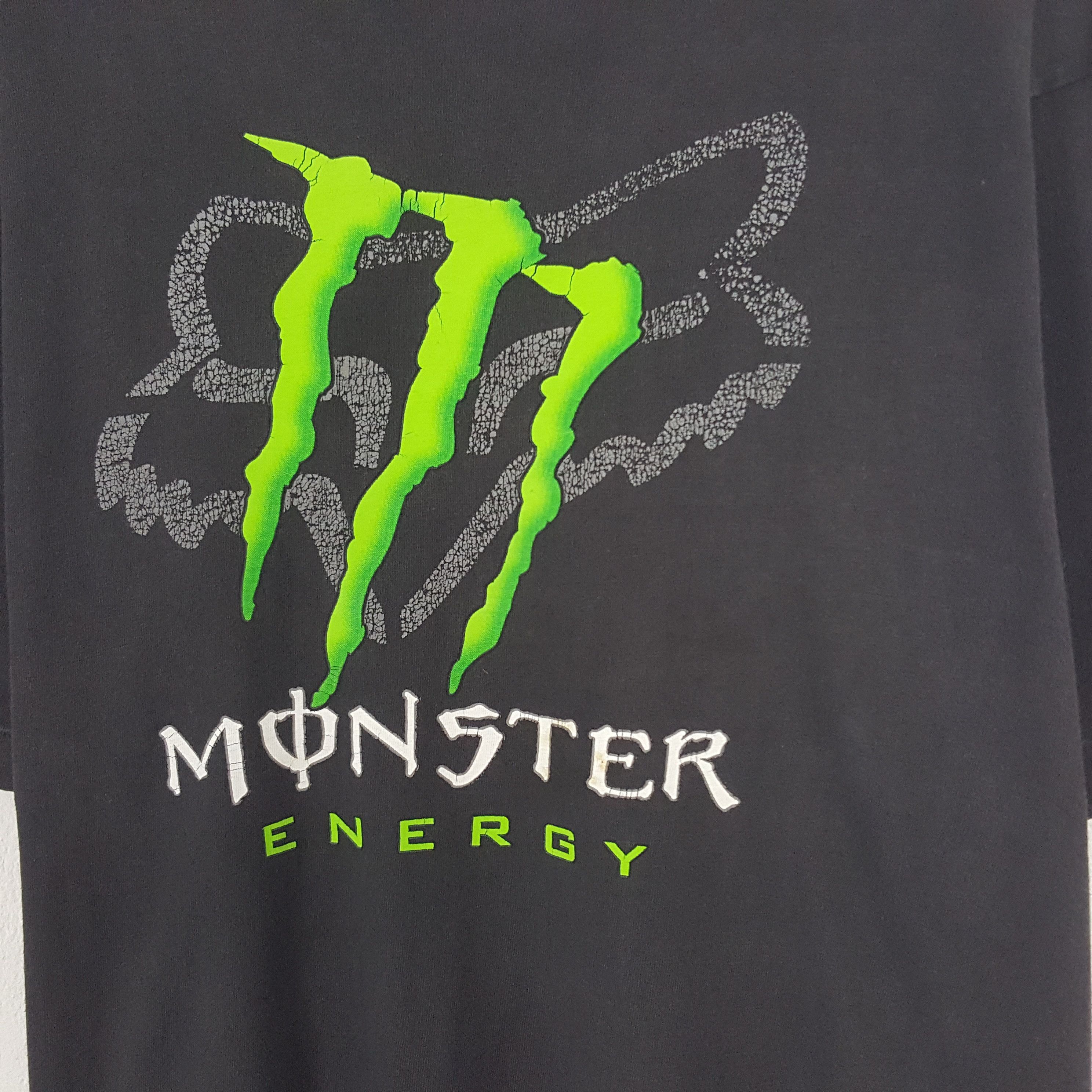 Vintage Vintage Monster Energy Tshirt Size US XL / EU 56 / 4 - 2 Thumbnail
