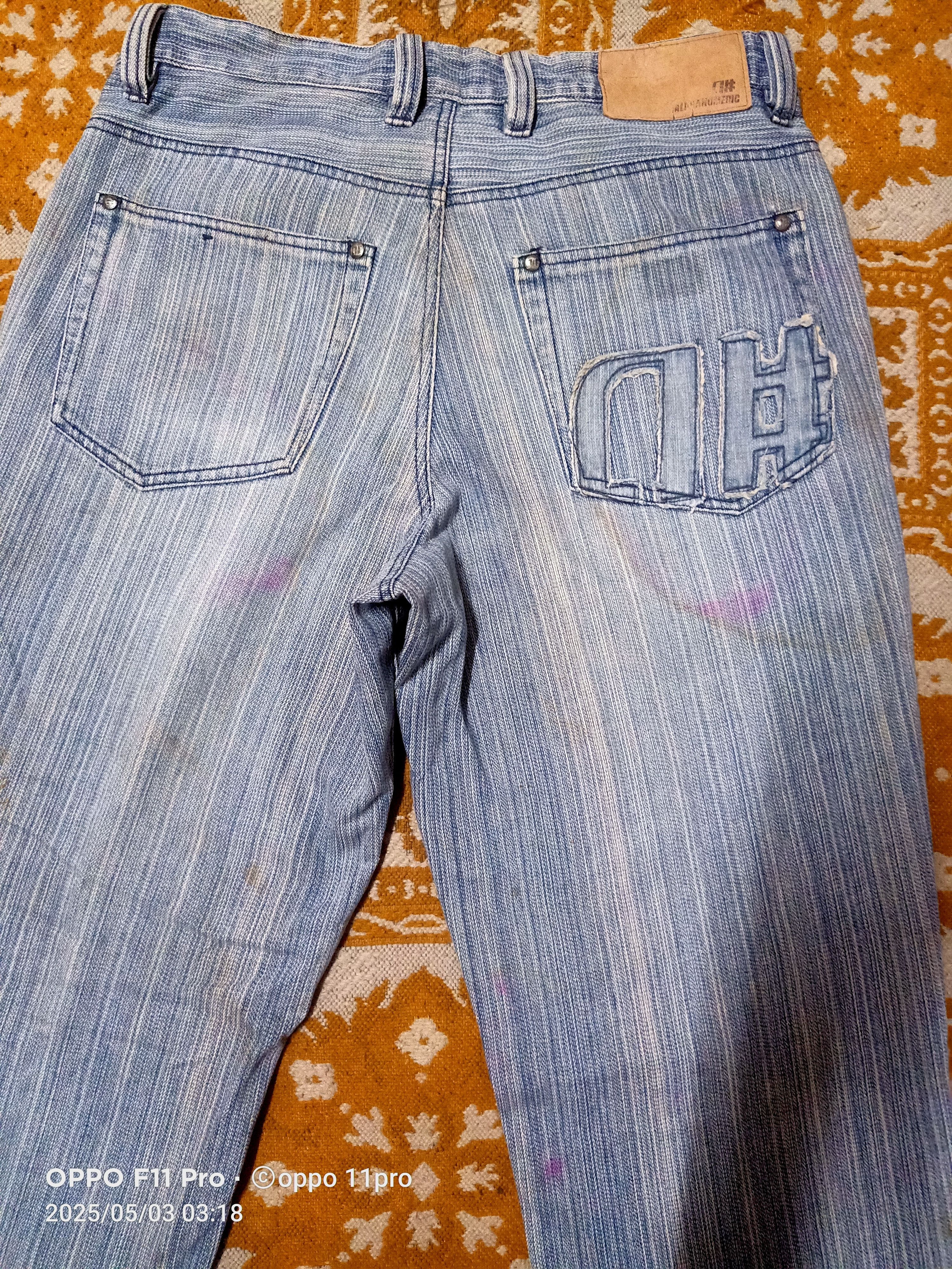 Alphanumeric × If Six Was Nine Vintage Alphanumeric Flare Denim Hickory Denim Size US 34 / EU 50 - 4 Thumbnail