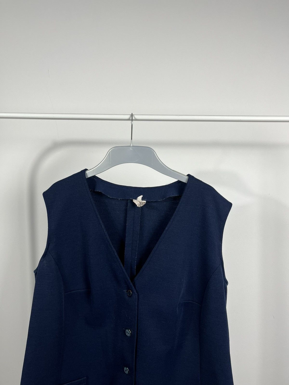 Vintage 70s 80s FINAL Swiss Made Navy Vest Vintage 70% Dacron size50 Size US M / EU 48-50 / 2 - 2 Thumbnail