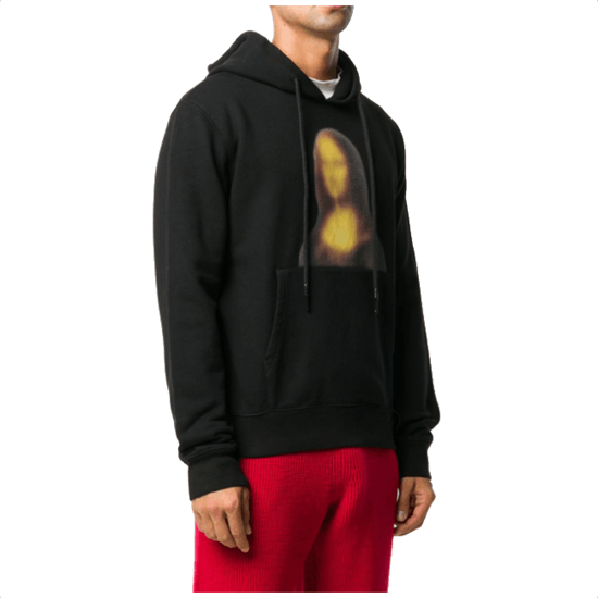 Off-White Red Blurred Mona Lisa Arrows Hoodie Size US M / EU 48-50 / 2 - 5 Thumbnail
